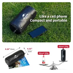 Pantalon en duvet NATUREHIKE : chaud, imperméable et coupe-vent pour la randonnée